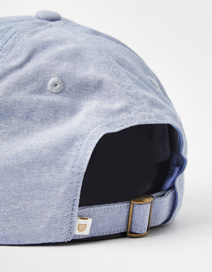 Brixton Shelby Strapback Cap - Light Blue Chambray