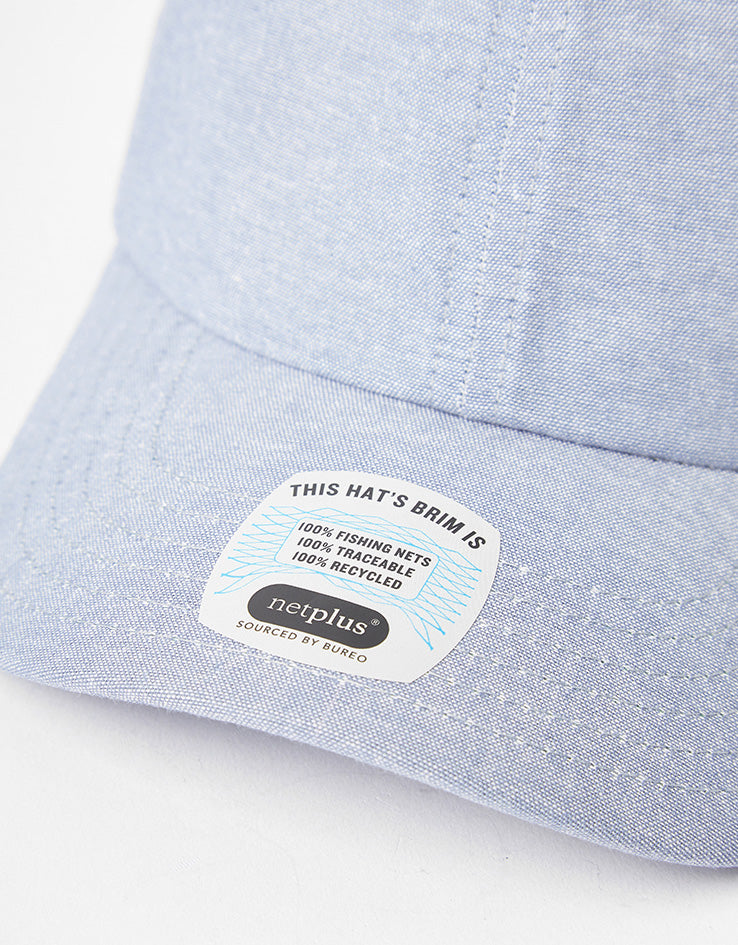 Brixton Shelby Strapback Cap - Light Blue Chambray