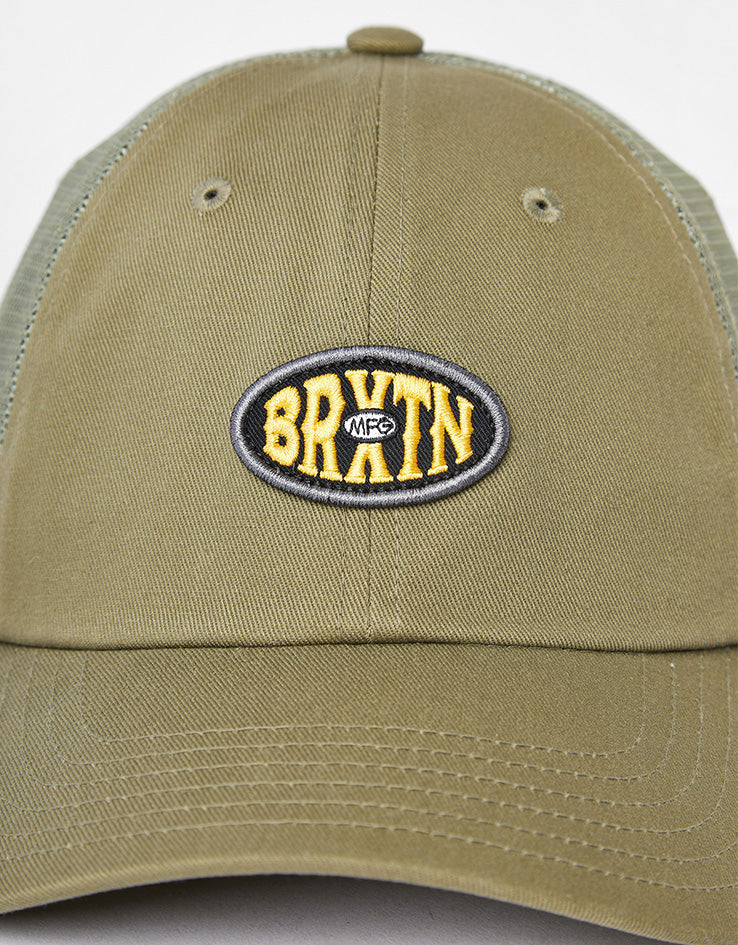 Brixton Largo NetPlus Snapback Cap - Olive/Olive