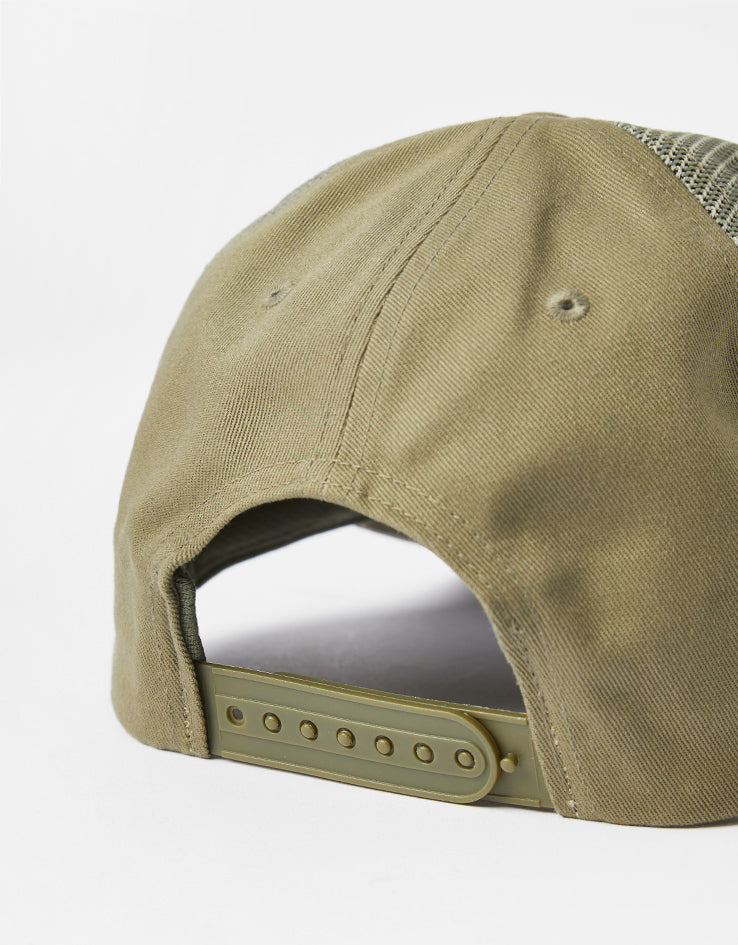 Brixton Largo NetPlus Snapback Cap - Olive/Olive