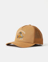 Brixton Stride C NetPlus Trucker Cap - Washed Copper/Washed Copper