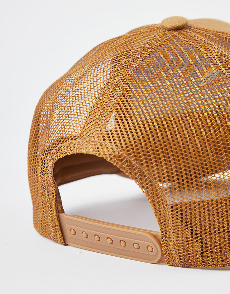 Brixton Stride C NetPlus Trucker Cap - Washed Copper/Washed Copper