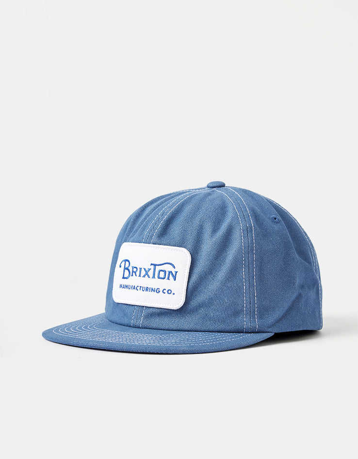 Brixton Grade Snapback Cap - Denim