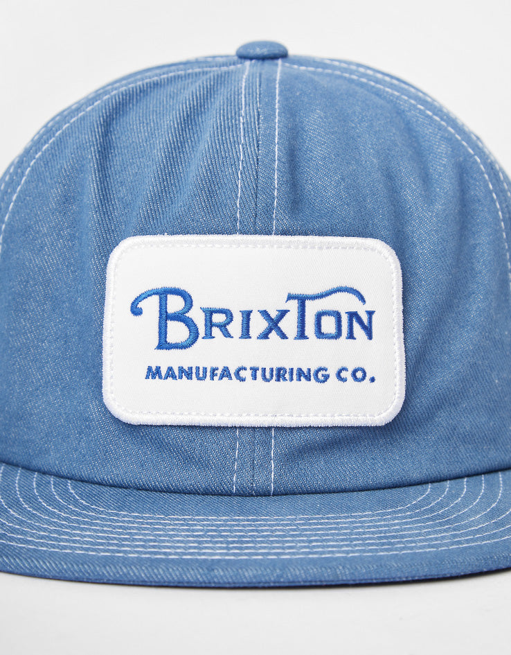 Brixton Grade Snapback Cap - Denim