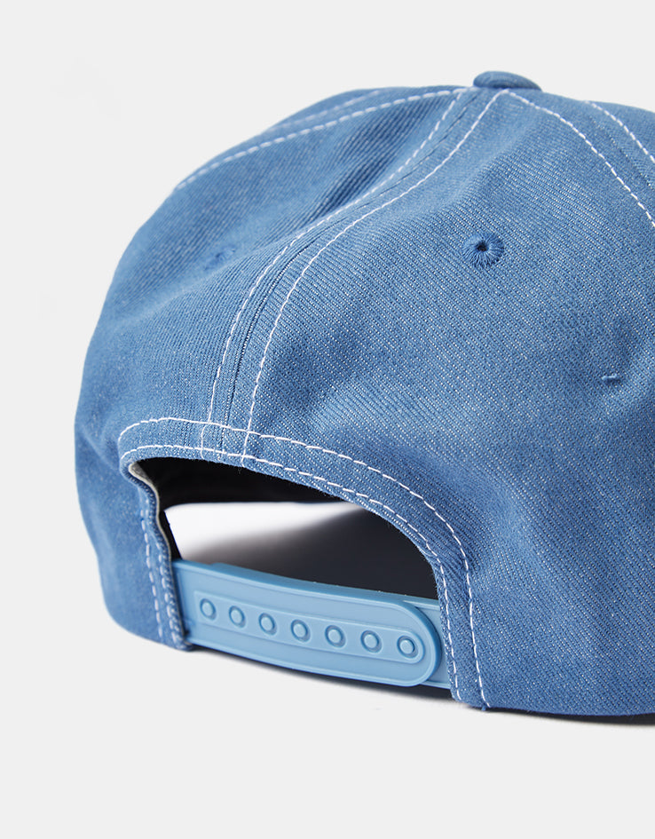 Brixton Grade Snapback Cap - Denim