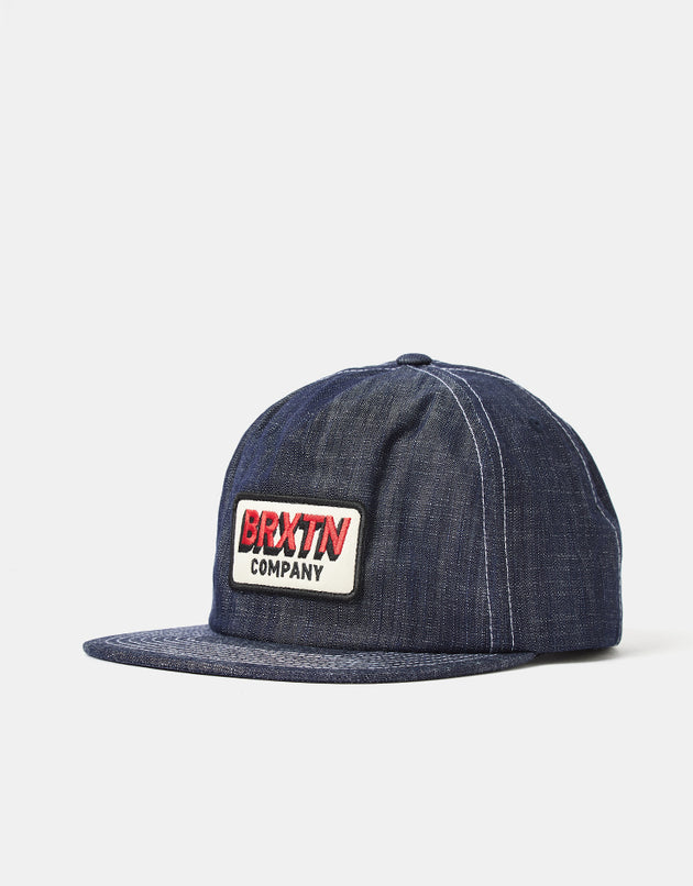 Brixton Payment Snapback Cap - Denim