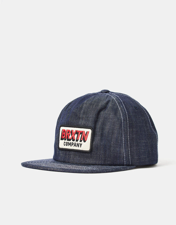Brixton Payment Snapback Cap - Denim