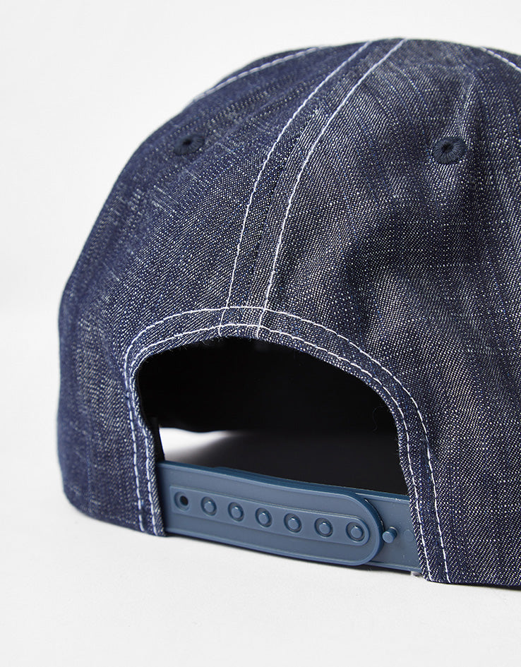 Brixton Payment Snapback Cap - Denim