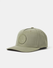 Brixton Crest C Snapback Cap - Ivy Green