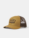 Brixton Regal NetPlus Trucker Cap - Dark Khaki/Coffee