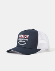 Brixton Redoubt NetPlus Trucker Cap - Navy/White/White