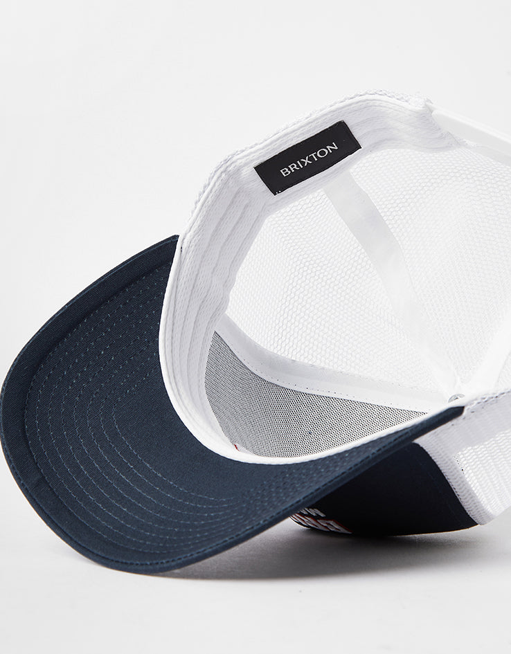Brixton Redoubt NetPlus Trucker Cap - Navy/White/White