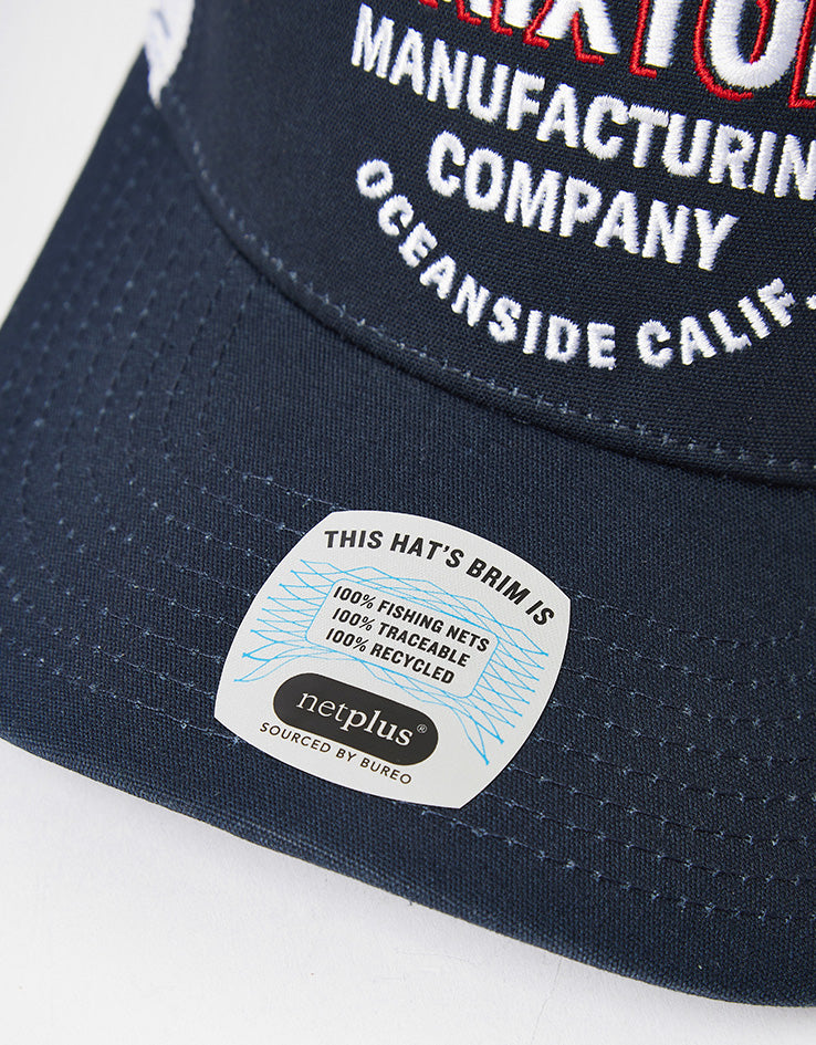 Brixton Redoubt NetPlus Trucker Cap - Navy/White/White