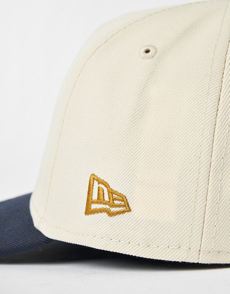 New Era New York Yankees World Series Patch E-Frame Snapback Cap - Light Beige