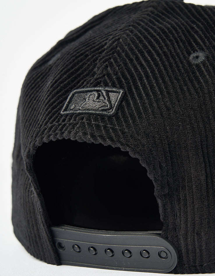 New Era Chicago White Sox Cord 9FORTY® M-Crown Snapback Cap - Black