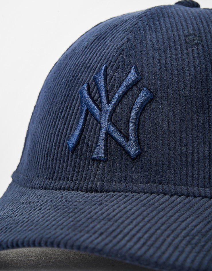 New Era New York Yankees Cord 9FORTY® M-Crown Snapback Cap - Navy