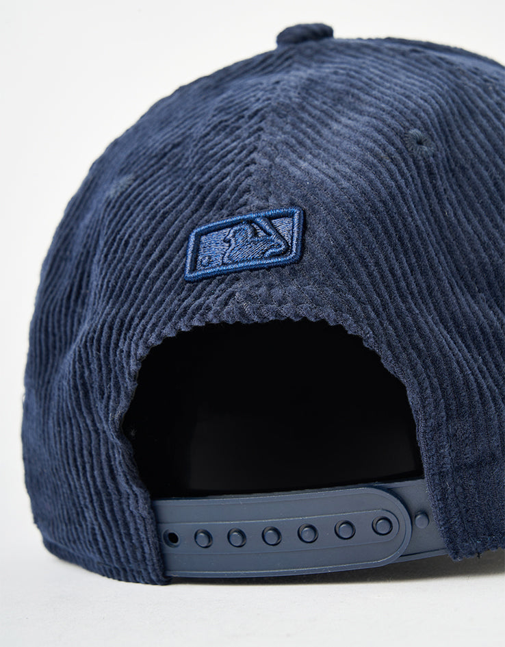 New Era New York Yankees Cord 9FORTY® M-Crown Snapback Cap - Navy