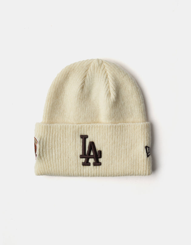 New Era Los Angeles Dodgers MLB World Series Beanie - Light Beige