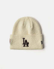 New Era Los Angeles Dodgers MLB World Series Beanie - Light Beige