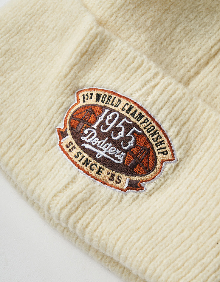 New Era Los Angeles Dodgers MLB World Series Beanie - Light Beige