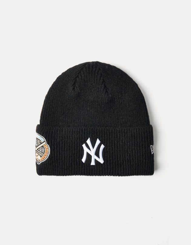New Era New York Yankees MLB World Series Beanie - Black