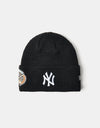 New Era New York Yankees MLB World Series Beanie - Black