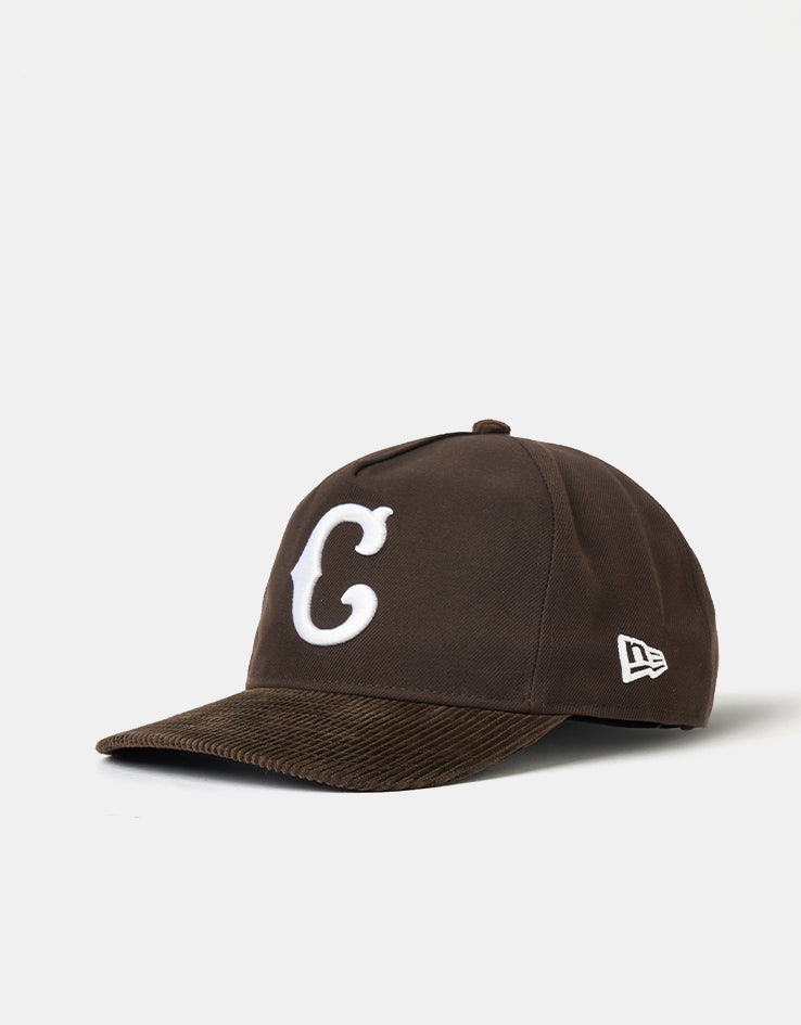 New Era Chicago Cubs MLB Cooperstown Cord 19TWENTY® Snapback Cap - Dark Brown