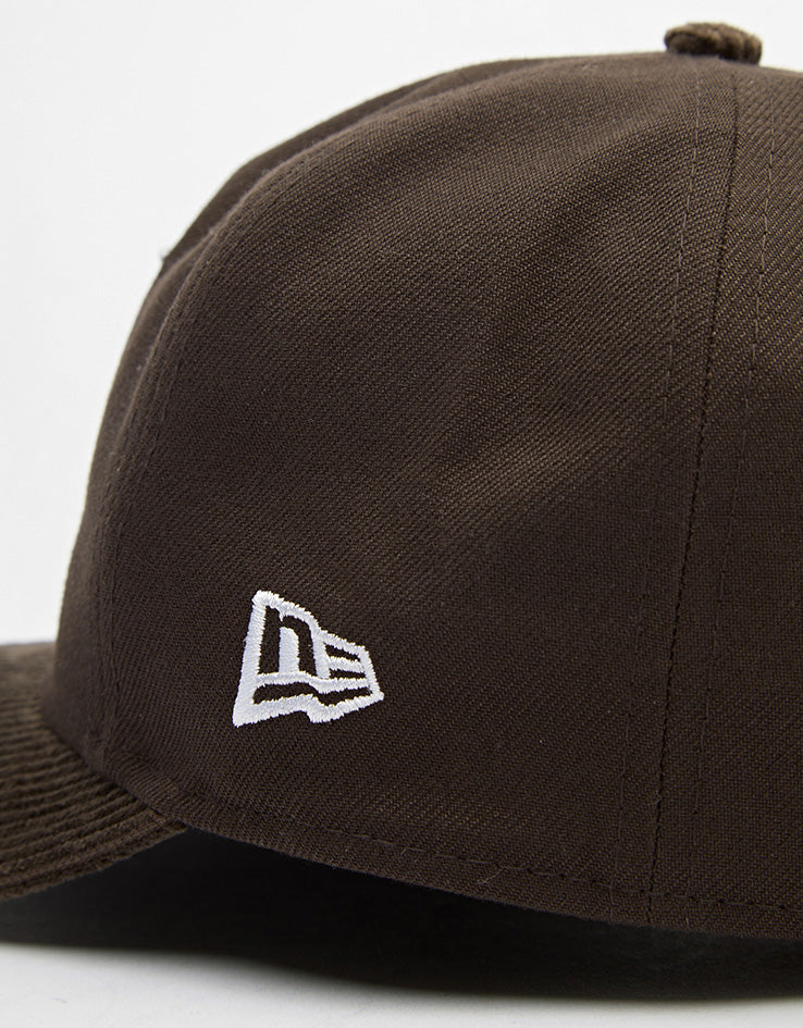New Era Chicago Cubs MLB Cooperstown Cord 19TWENTY® Snapback Cap - Dark Brown