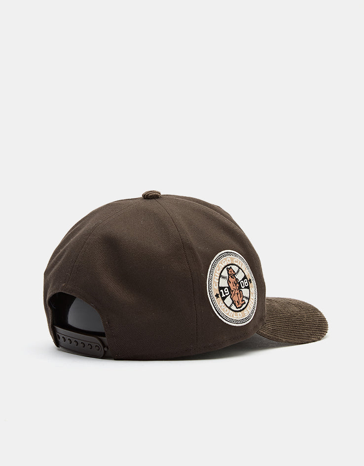 New Era Chicago Cubs MLB Cooperstown Cord 19TWENTY® Snapback Cap - Dark Brown