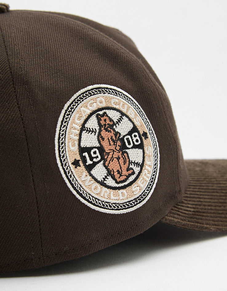 New Era Chicago Cubs MLB Cooperstown Cord 19TWENTY® Snapback Cap - Dark Brown