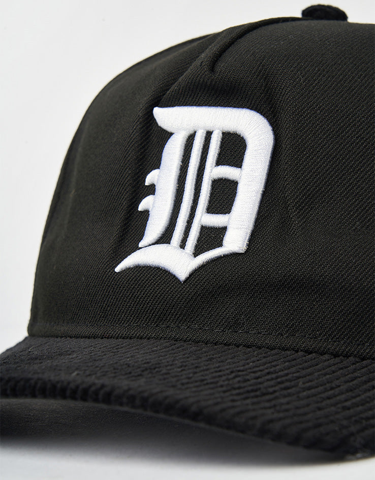 New Era Detroit Tigers MLB Cooperstown Cord 19TWENTY® Snapback Cap - Black