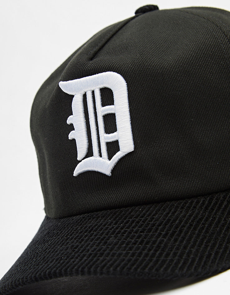 New Era Detroit Tigers MLB Cooperstown Cord 19TWENTY® Snapback Cap - Black