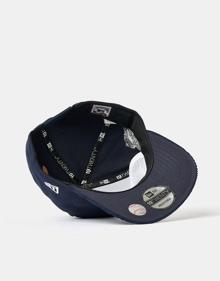 New Era New York Yankees MLB Cooperstown Cord 19TWENTY® Snapback Cap - Navy