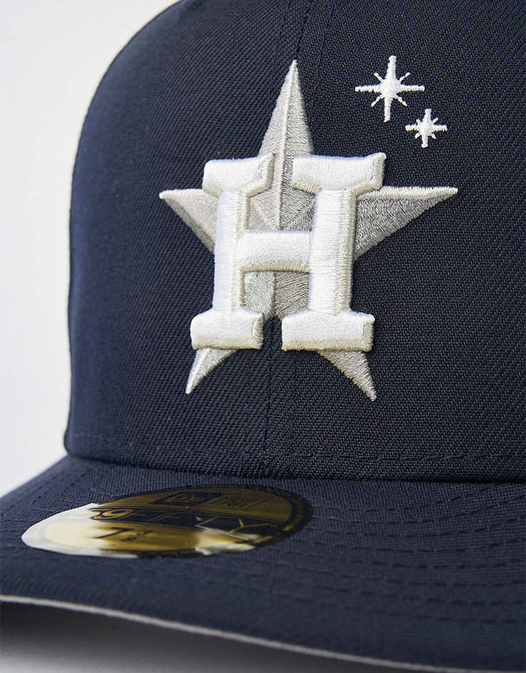 New Era Houston Astros Planet Icon 59FIFTY® PC Fitted Cap - Navy