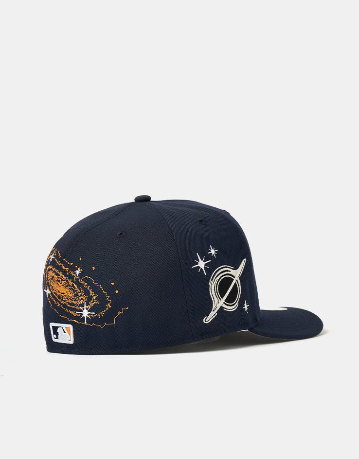 New Era Houston Astros Planet Icon 59FIFTY® PC Fitted Cap - Navy