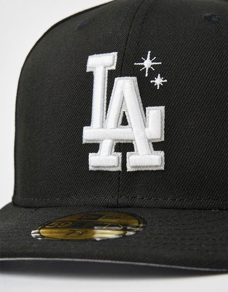 New Era Los Angeles Dodgers Planet Icon 59FIFTY® PC Fitted Cap - Black