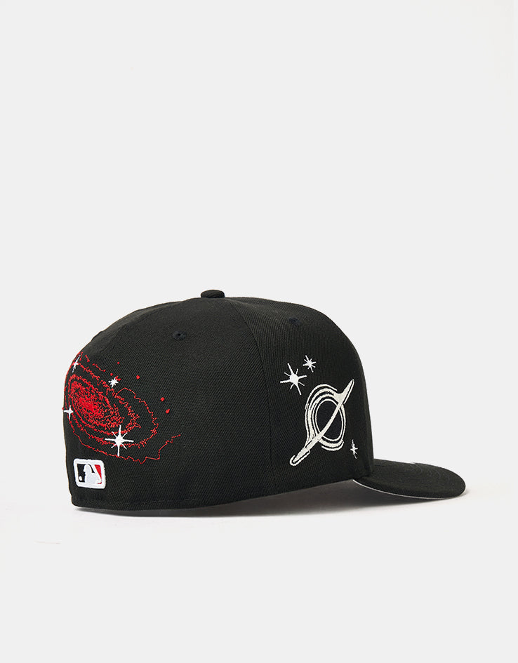 New Era Los Angeles Dodgers Planet Icon 59FIFTY® PC Fitted Cap - Black