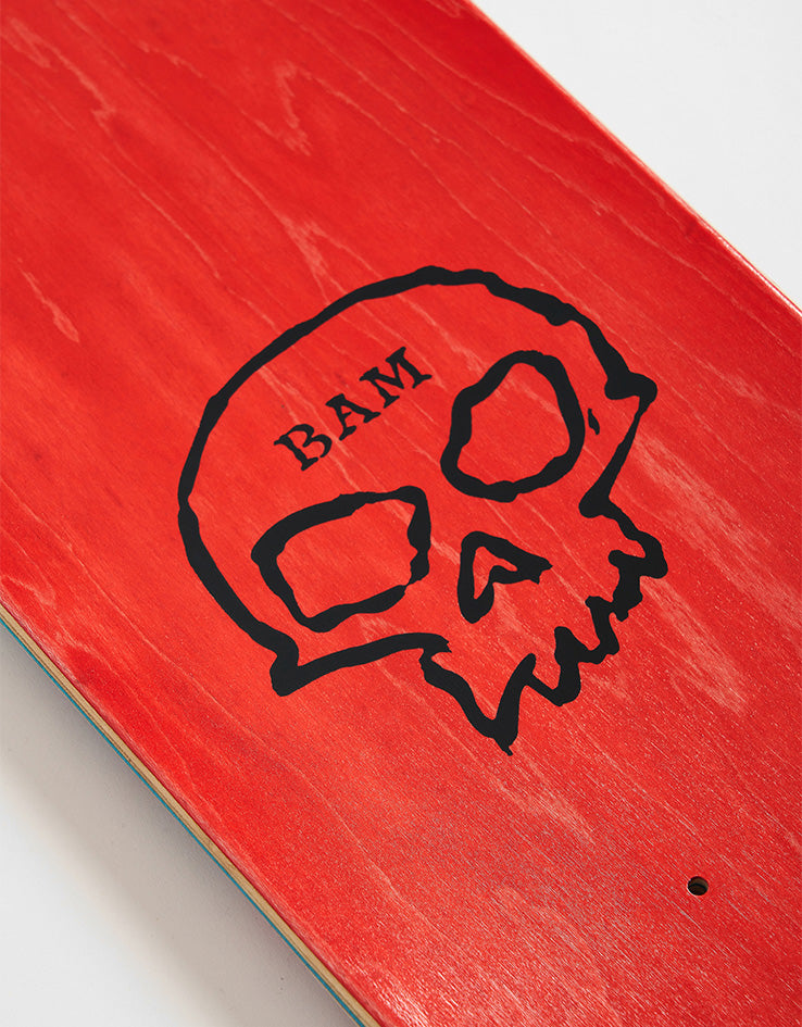 Zero x Bam Margera Single Skull Skateboard Deck - 8.25"