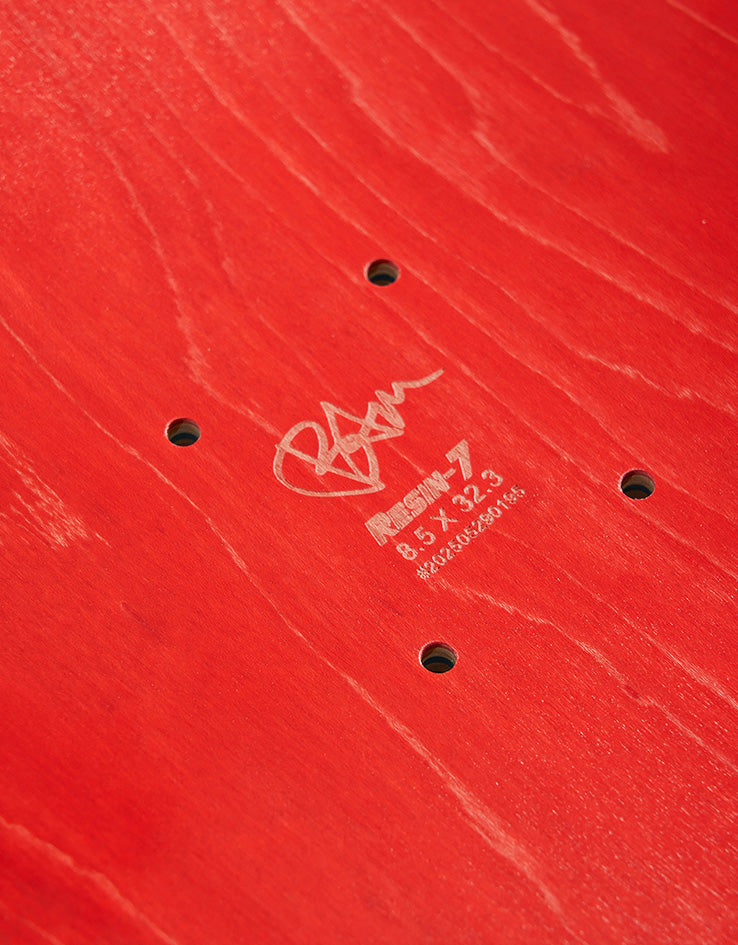 Zero x Bam Margera Single Skull Skateboard Deck - 8.25"