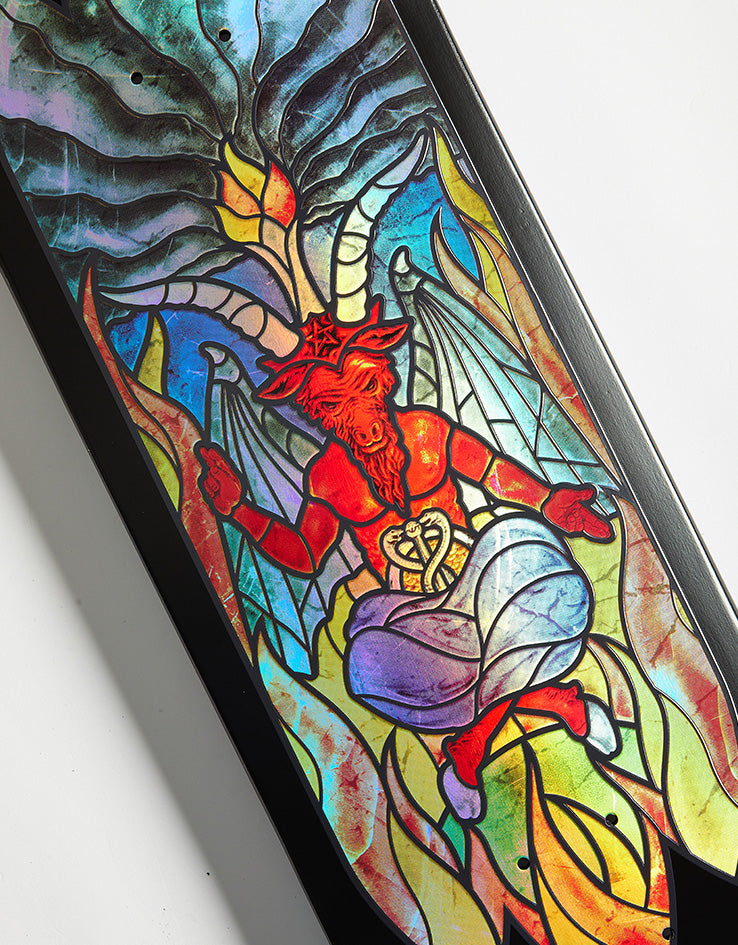 Zero Burman Stained Glass Skateboard Deck - 8.625"