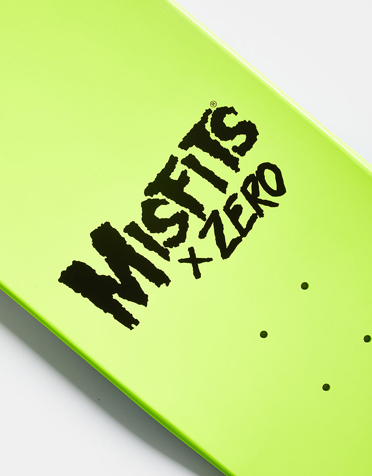 Zero x Misfits Earth A.D. Dipped Skateboard Deck - 8.5"