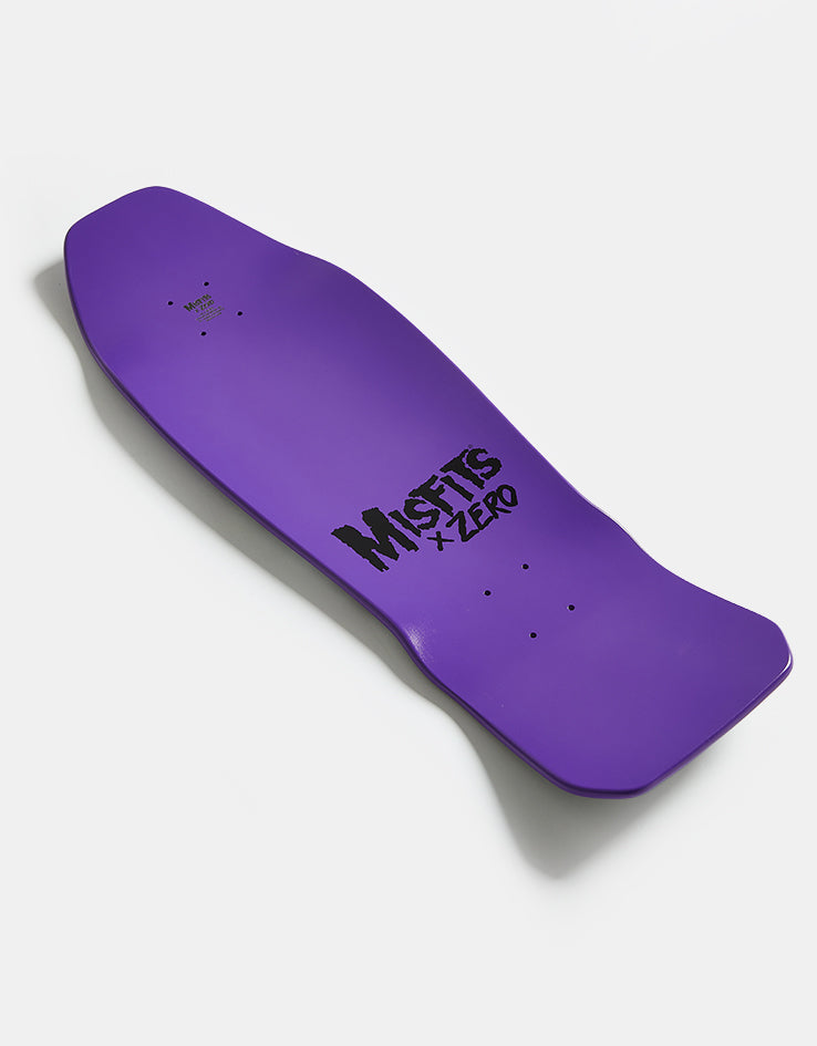 Zero x Misfits Earth A.D. '89 Dipped Skateboard Deck - 10"