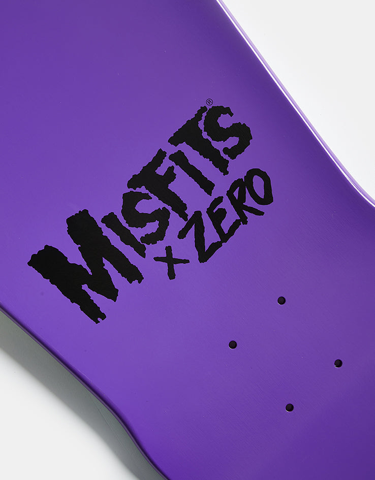 Zero x Misfits Earth A.D. '89 Dipped Skateboard Deck - 10"