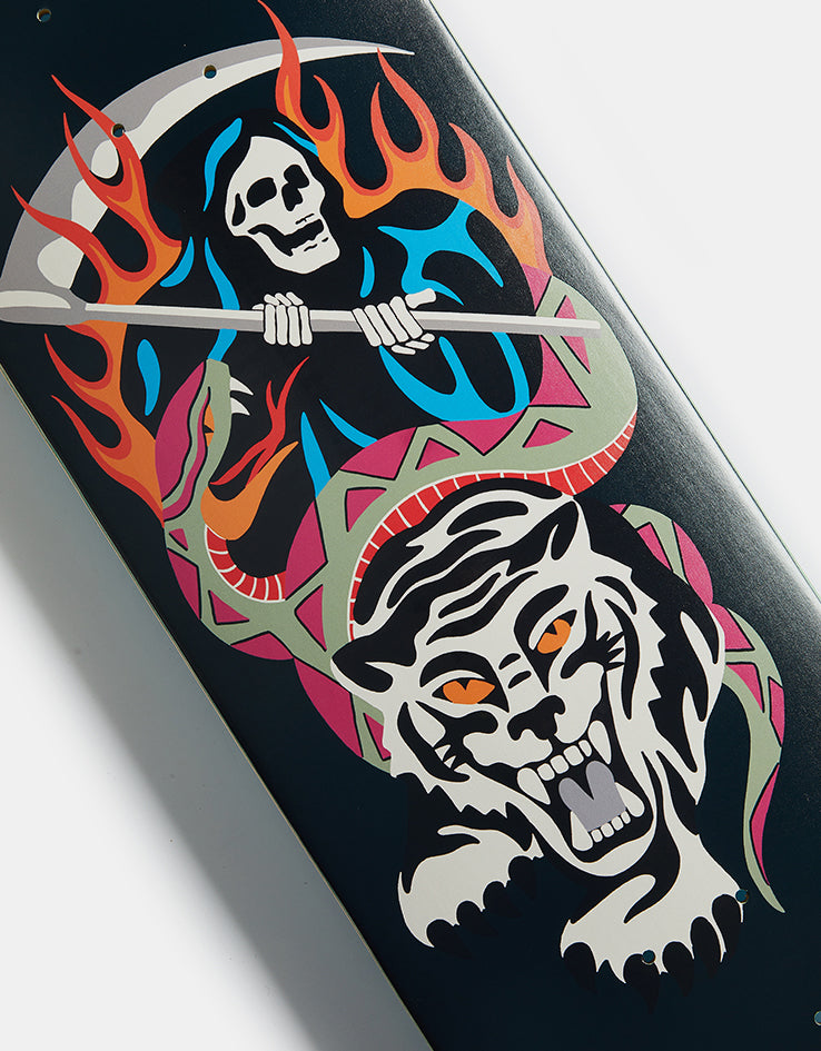 Zero Kanaan White Tiger Skateboard Deck - 8.5"