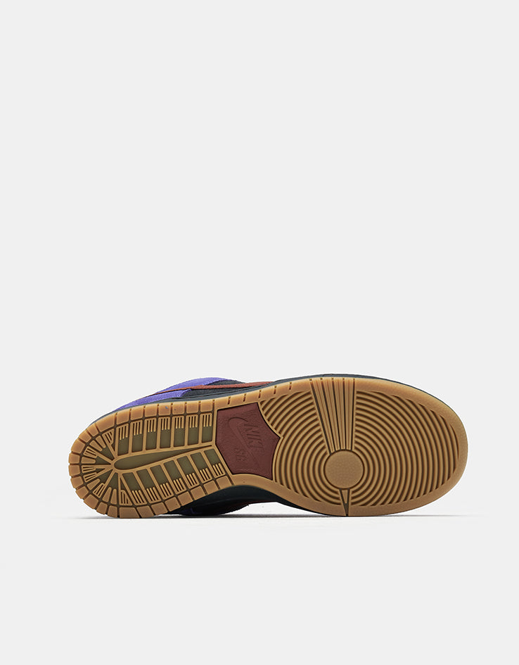 Nike SB Dunk Low Pro Skate Shoes - Persian Violet/Cinnamon-Off Noir