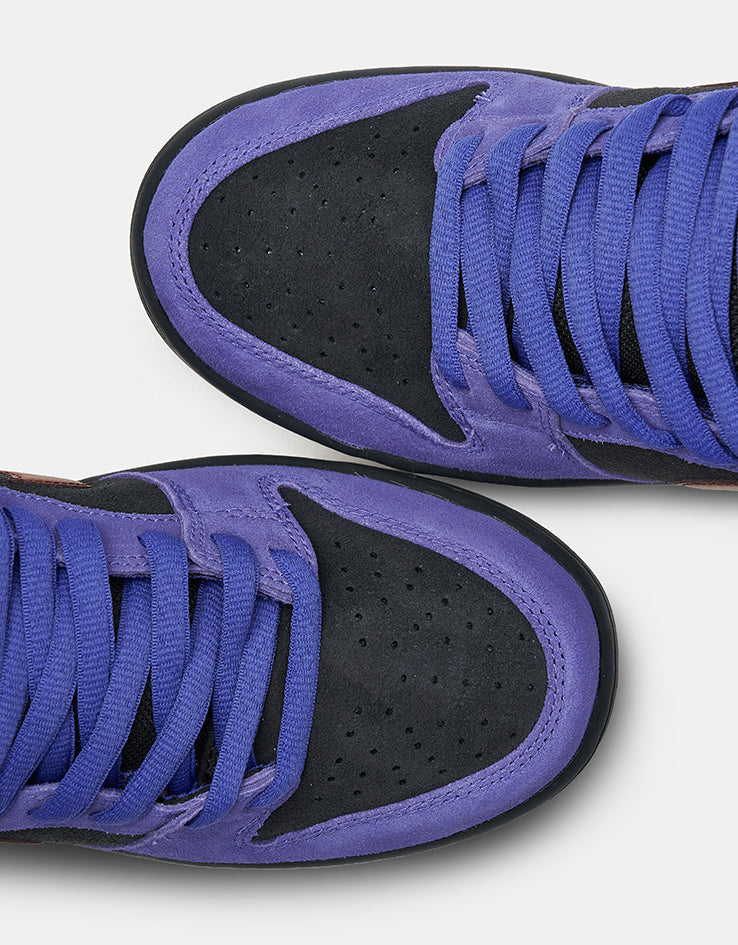 Nike SB Dunk Low Pro Skate Shoes - Persian Violet/Cinnamon-Off Noir