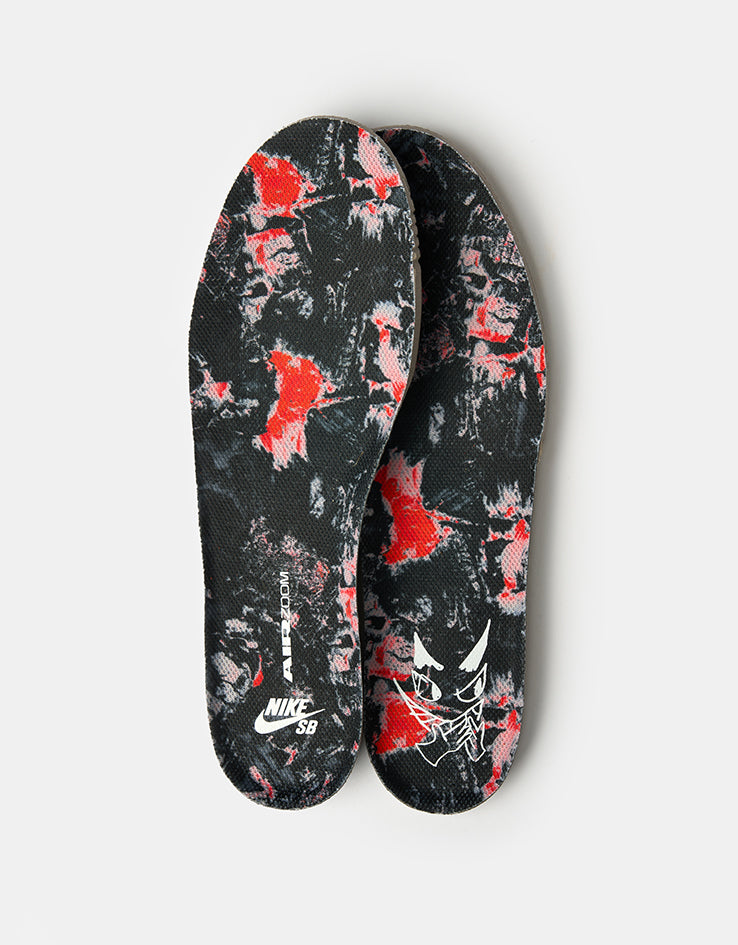 Nike SB 'Krampus' Dunk Low Pro Premium Skate Shoes - Dk Smoke Grey/Campfire Orange-Black