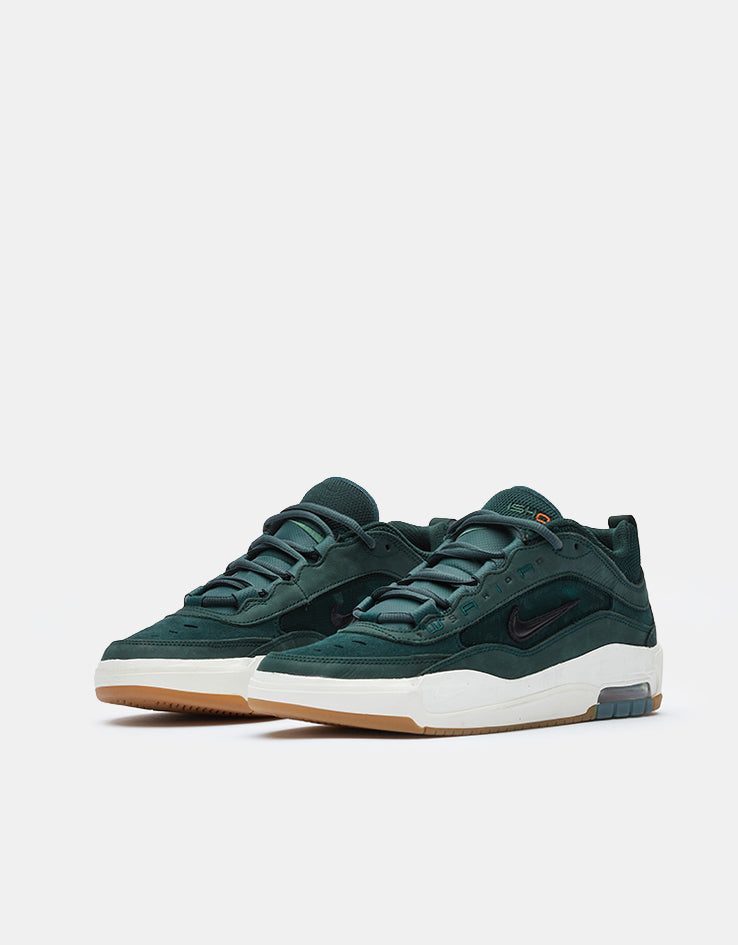 Nike SB Air Max Ishod ISO Skate Shoes - Deep Fir/Black-Fir-Sail