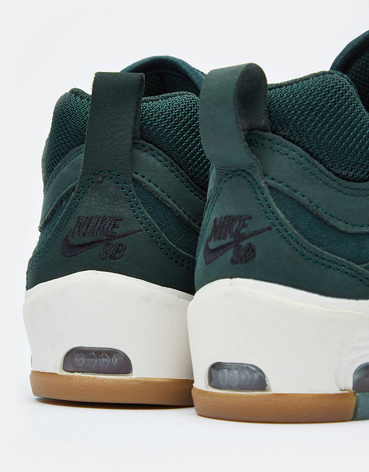 Nike SB Air Max Ishod ISO Skate Shoes - Deep Fir/Black-Fir-Sail