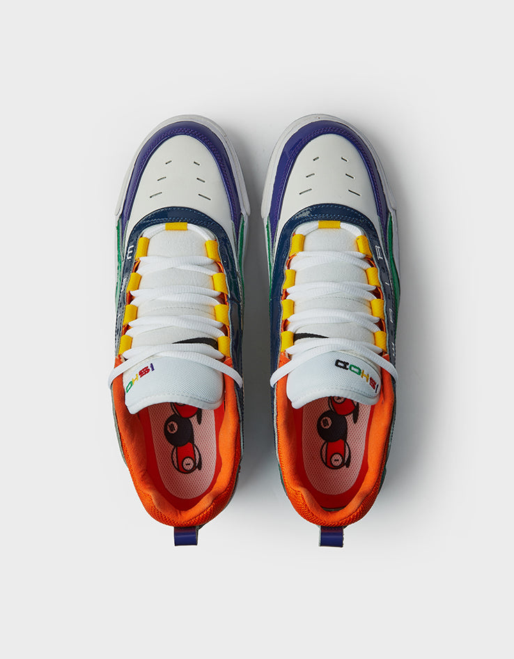 Nike SB Air Max Ishod Premium Skate Shoes - University Red/Black-Amarillo-Navy